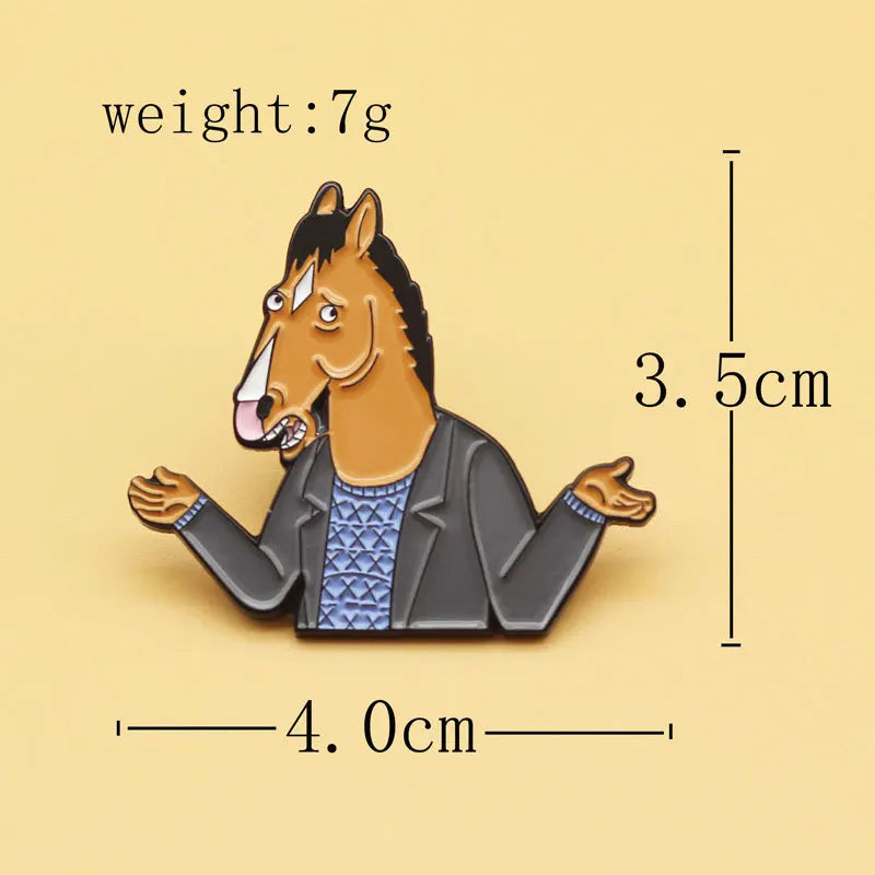 Bojack, PC, Mr. PB and Todd Pins